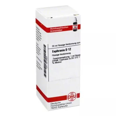 EUPHRASIA D 12 Diluição, 20 ml