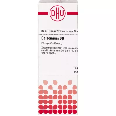 GELSEMIUM Diluição D 8, 20 ml