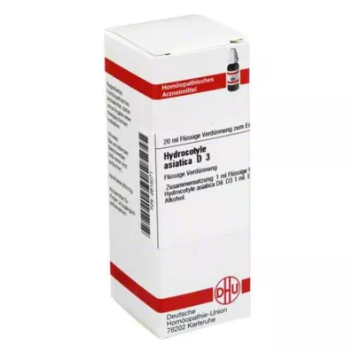 HYDROCOTYLE asiatica D 3 Diluição, 20 ml HYDROCOTYLE asiatica D 3 Diluição, 20 ml