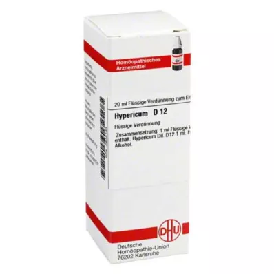 HYPERICUM D 12 Diluição, 20 ml HYPERICUM D 12 Diluição, 20 ml