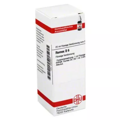 RUMEX D 6 Diluição, 20 ml RUMEX D 6 Diluição, 20 ml