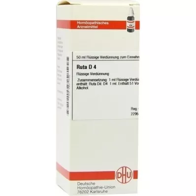 RUTA Diluição D4, 50 ml RUTA Diluição D4, 50 ml