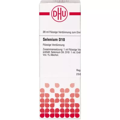 SELENIUM D 10 Diluição, 20 ml SELENIUM D 10 Diluição, 20 ml
