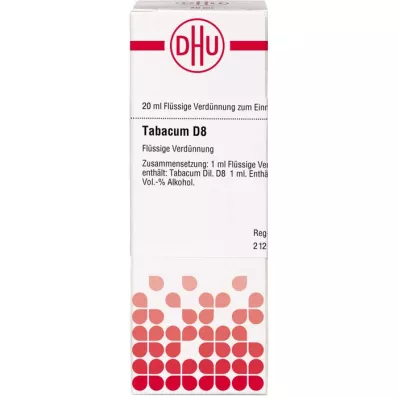 TABACUM D 8 Diluição, 20 ml TABACUM D 8 Diluição, 20 ml