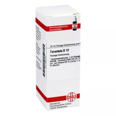 TARANTULA D 12 Diluição, 20 ml