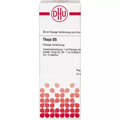 THUJA Diluição D5, 20 ml