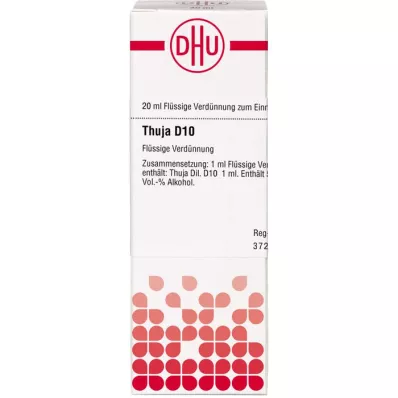 THUJA Diluição D 10, 20 ml
