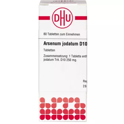 ARSENUM JODATUM D 10 comprimidos, 80 unidades ARSENUM JODATUM D 10 comprimidos, 80 unidades