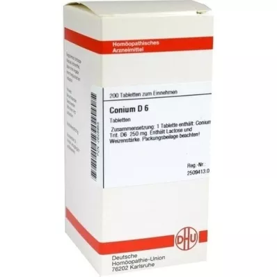 CONIUM D 6 comprimidos, 200 unidades CONIUM D 6 comprimidos, 200 unidades