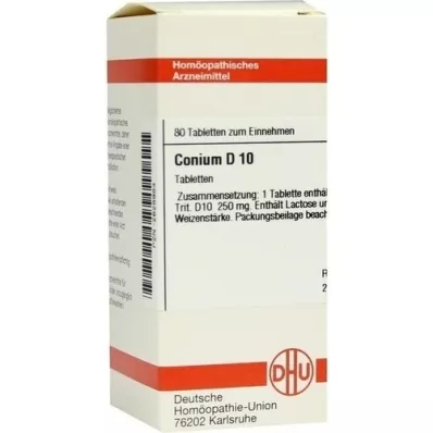 CONIUM D 10 comprimidos, 80 unidades CONIUM D 10 comprimidos, 80 unidades