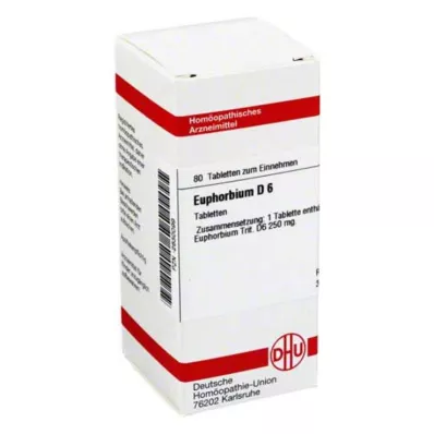 EUPHORBIUM D 6 comprimidos, 80 unidades EUPHORBIUM D 6 comprimidos, 80 unidades