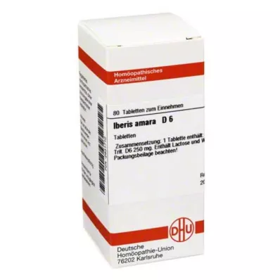 IBERIS AMARA D 6 comprimidos, 80 unidades