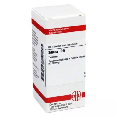 SILICEA D 5 comprimidos, 80 unidades