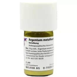 ARGENTUM METALLICUM praeparatum D 20 Trituração, 20 g