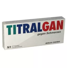 TITRALGAN Comprimidos analgésicos, 10 unidades