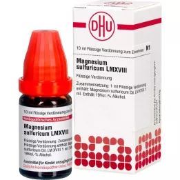 MAGNESIUM SULFURICUM LM XVIII Diluição, 10 ml
