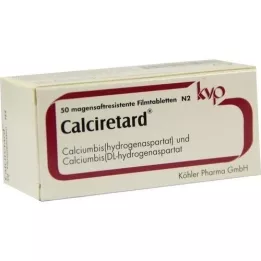 CALCIRETARD drageias gastrorresistentes, 50 peças