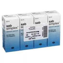 SAB Suspensão oral simplex, 4X30 ml