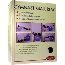 GYMNASTIKBALL Rehaforum 55 cm laranja metálico, 1 peça
