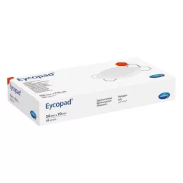 EYCOPAD Compressas oculares 56x70 mm não estéreis, 50 unidades