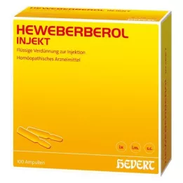HEWEBERBEROL ampolas de injeção, 100 unidades