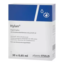 HYLAN Colírio de 0,65 ml, 30 unidades