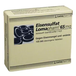 EISENSULFAT Lomapharm 65 mg comprimidos revestidos, 100 unidades