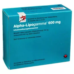 ALPHA-LIPOGAMMA Solução de infusão concentrada de 600 mg, 10X24 ml