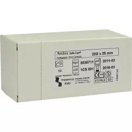 AMBIX Safe-Can Portpunkt.Kan.22 Gx25 mm reto, 10 peças