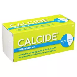CALCIDE Comprimidos mastigáveis, 100 unidades