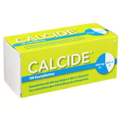 CALCIDE Comprimidos mastigáveis, 100 unidades CALCIDE Comprimidos mastigáveis, 100 unidades
