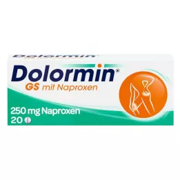 DOLORMIN GS com comprimidos de Naproxeno, 20 unidades