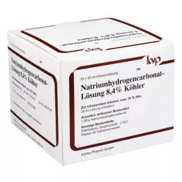 NATRIUMHYDROGENCARBONAT-Solução 8,4% Köhler, 25X20 ml