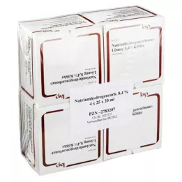 NATRIUMHYDROGENCARBONAT-Solução 8,4% Köhler, 100X20 ml