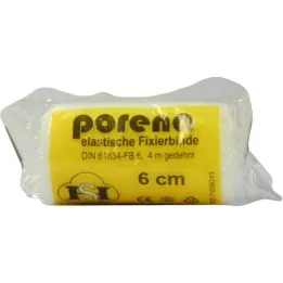 Atadura de gaze elástica Porena 6cm violoncelo branco, 1 peça