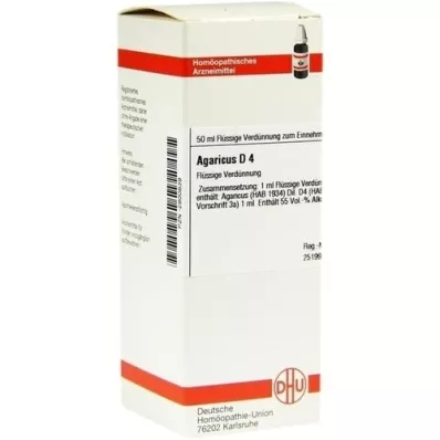 AGARICUS Diluição D4, 50 ml