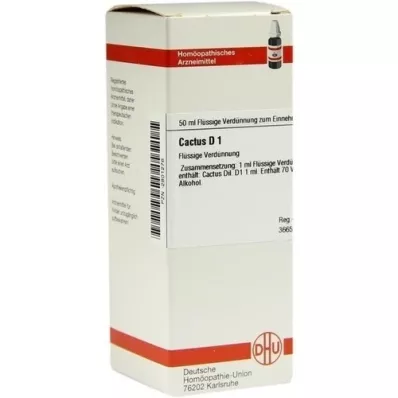 CACTUS Diluição D 1, 50 ml