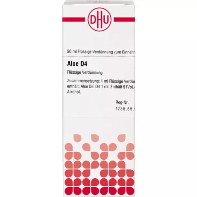 ALOE Diluição D4, 50 ml