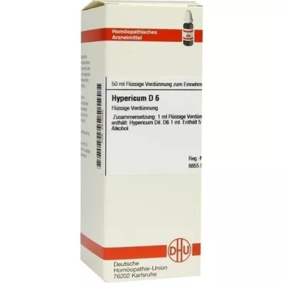HYPERICUM Diluição D 6, 50 ml