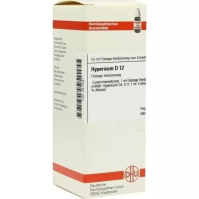 HYPERICUM Diluição D 12, 50 ml