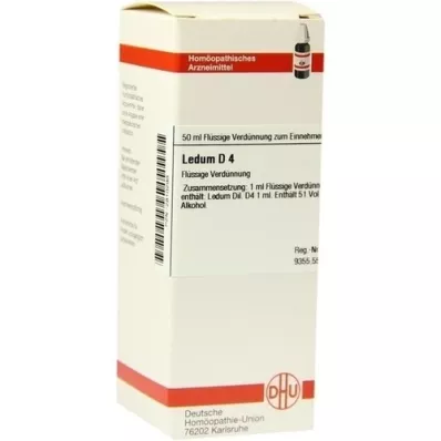 LEDUM Diluição D4, 50 ml LEDUM Diluição D4, 50 ml