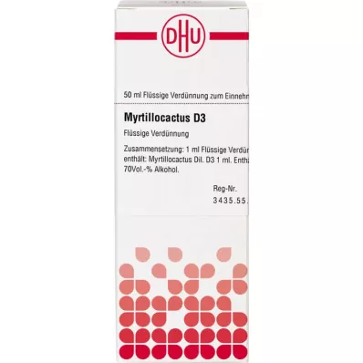 MYRTILLOCACTUS Diluição D3, 50 ml