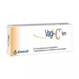 VAGI Comprimidos vaginais C Fem, 6 unidades