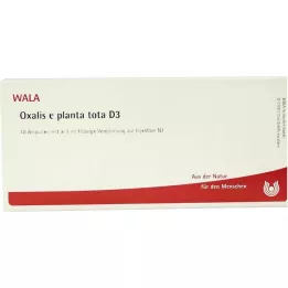 OXALIS E planta tota D 3 ampolas, 10X1 ml