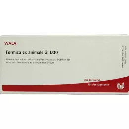 FORMICA EX animale GL D 30 ampolas, 10X1 ml