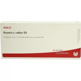 BRYONIA E radice D 3 ampolas, 10X1 ml