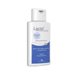 Lactel No.3 shampoo de enxofre orgânico contra couro cabeludo muito oleoso, 200 ml