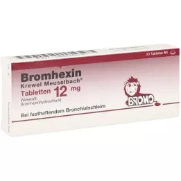 BROMHEXIN Krewel Meuselb.Comprimidos 12 mg, 20 unidades