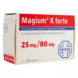 MAGIUM Comprimidos K forte, 100 unidades