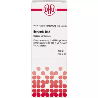 BERBERIS Diluição D 12, 50 ml
